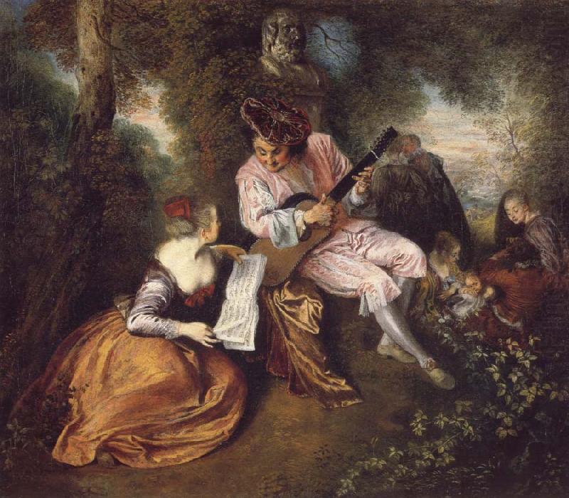Jean-Antoine Watteau The Scale of Love china oil painting image